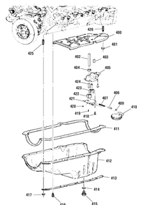 Engine Group - Oil Pan Diagram and Parts List for 076160-05  Briggs and Stratton Generator